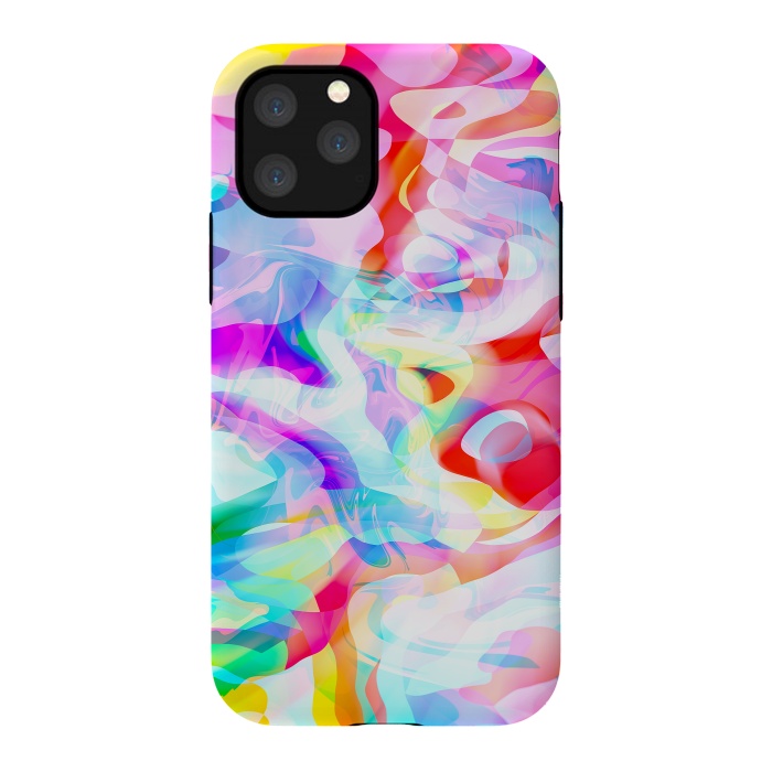iPhone 11 Pro StrongFit Vivid Abstraction II by Art Design Works