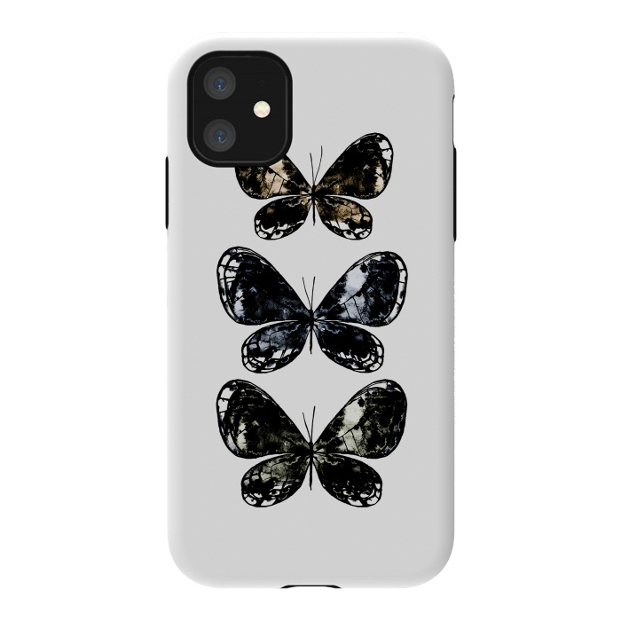 iPhone 11 StrongFit Mottled Moth by Amaya Brydon