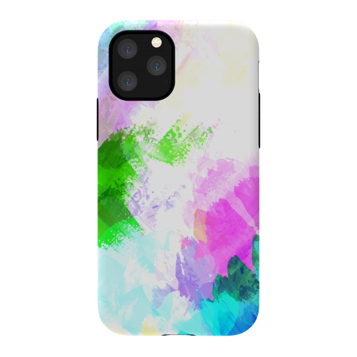 iPhone 11 Pro StrongFit Abstract watercolor paint by Bledi