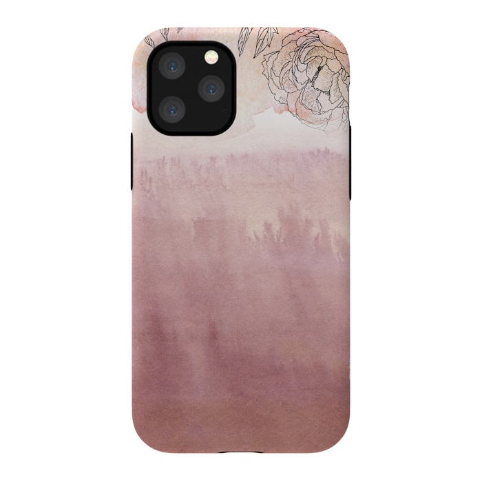 iPhone 11 Pro StrongFit Blush ink and florals by  Utart