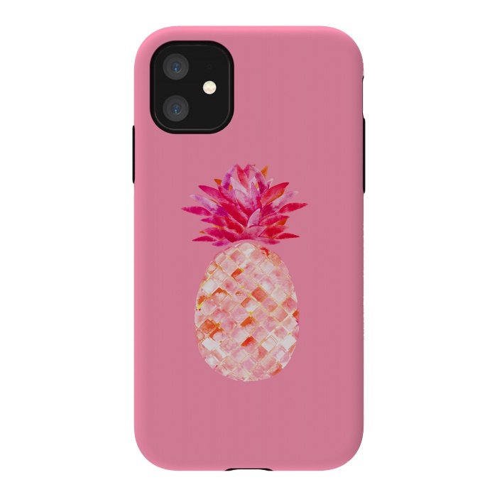 iPhone 11 StrongFit  Hala Kahiki Pink by Amaya Brydon