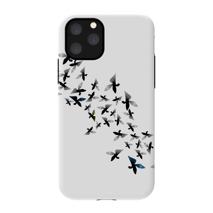 iPhone 11 Pro StrongFit Origami Birds by Amaya Brydon