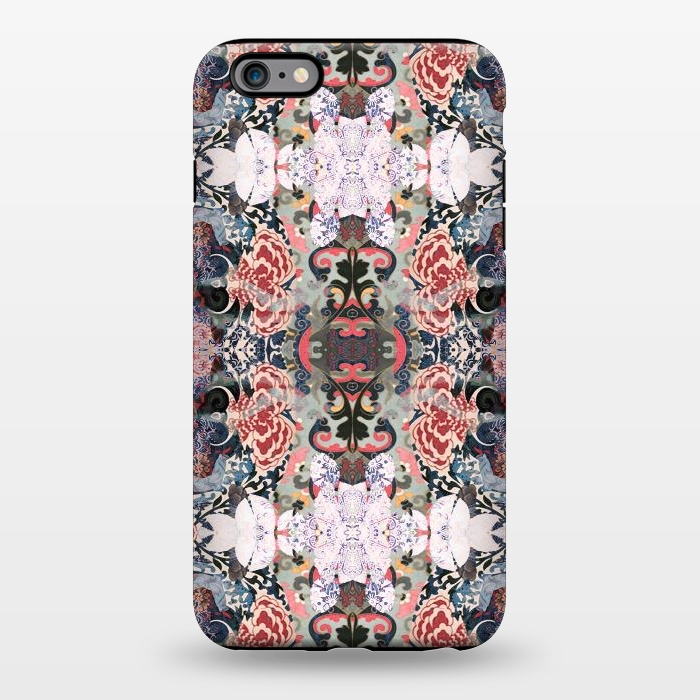 iPhone 6/6s plus StrongFit Japanese inspired floral mandala pattern by Oana 