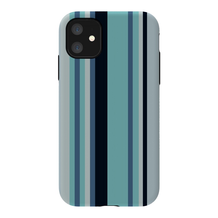 iPhone 11 StrongFit Vertical Stripe Pattern by Dhruv Narelia