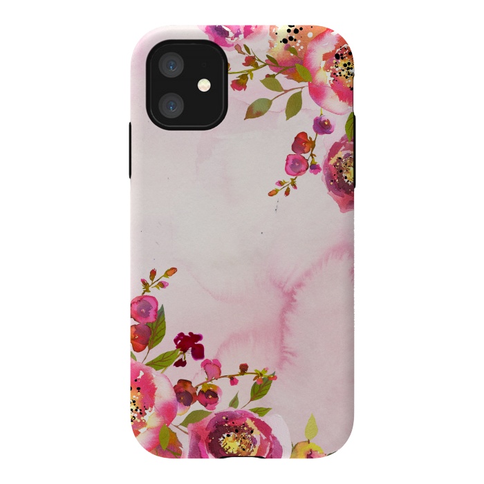 iPhone 11 StrongFit Hand drawn Flower bouquets by  Utart