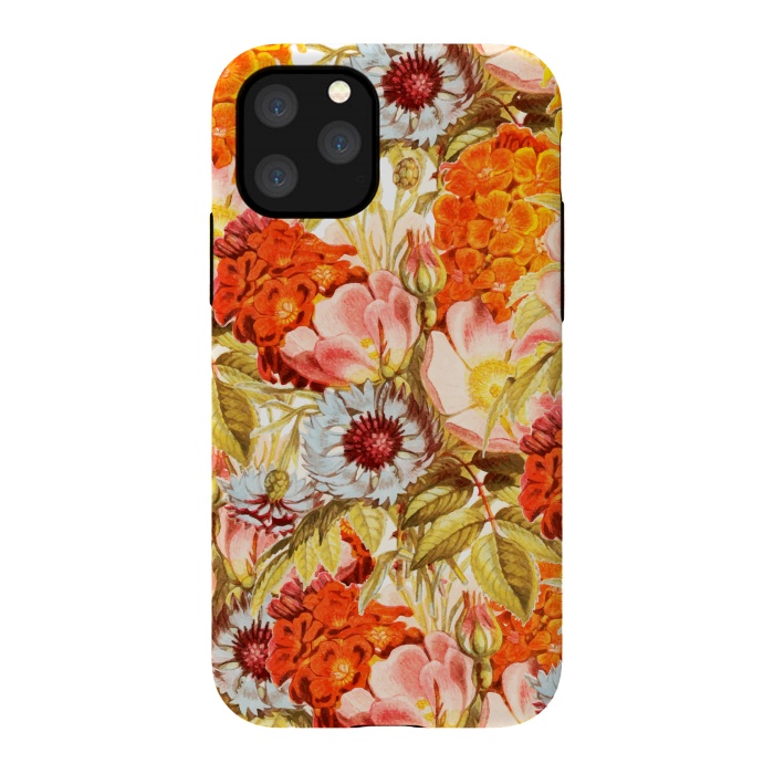 iPhone 11 Pro StrongFit Coral Bloom by Uma Prabhakar Gokhale