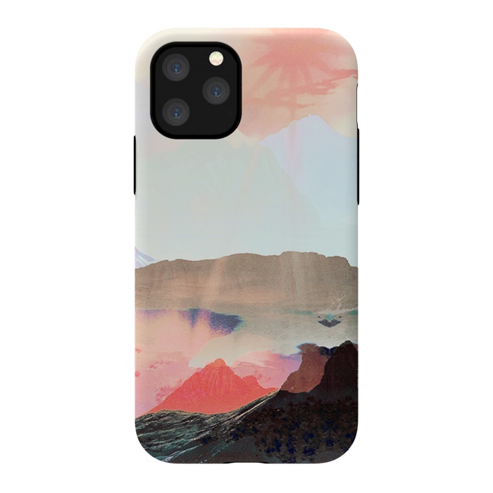 iPhone 11 Pro StrongFit Elegant mountain sunset landscape by Oana 