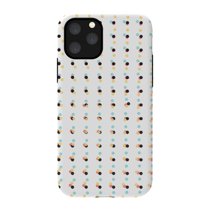 iPhone 11 Pro StrongFit Abstract Painting Polka Dots Pattern by amini54