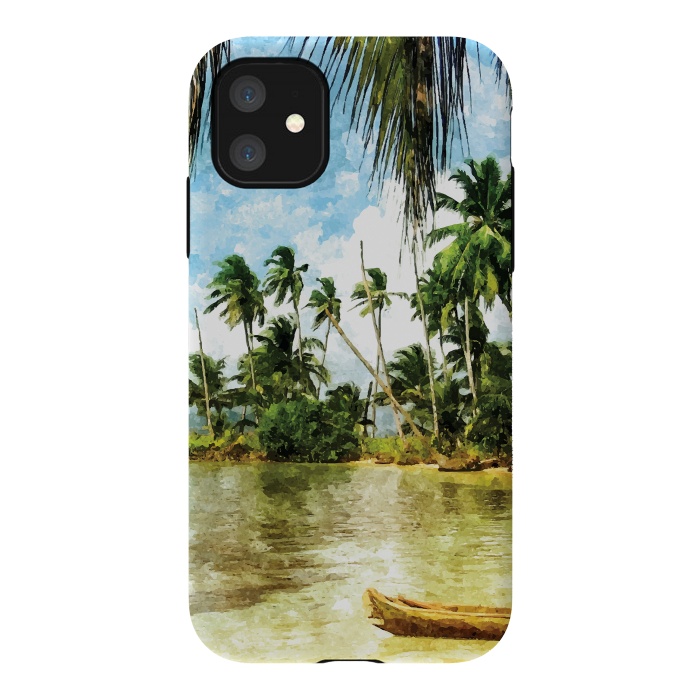 iPhone 11 StrongFit Beach for Love by Creativeaxle