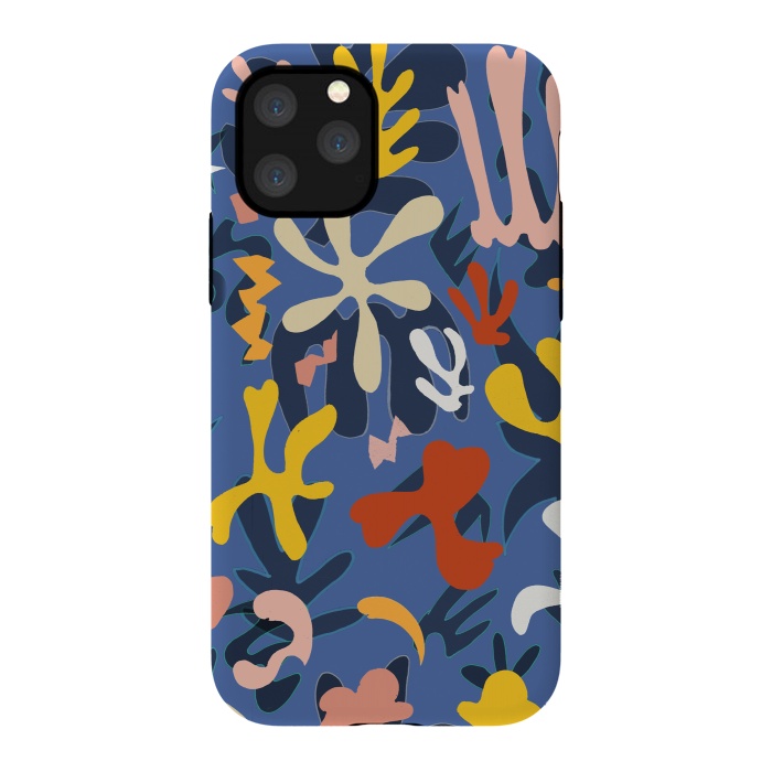 iPhone 11 Pro StrongFit Colorful Matisse inspired colorful pattern by Oana 