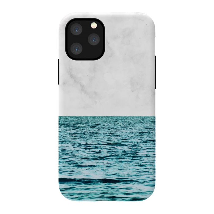 iPhone 11 Pro StrongFit Ocean + Marble II by Uma Prabhakar Gokhale