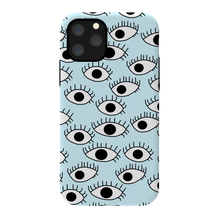 iPhone 11 Pro StrongFit Cute and Creepy Eyes by Karolina