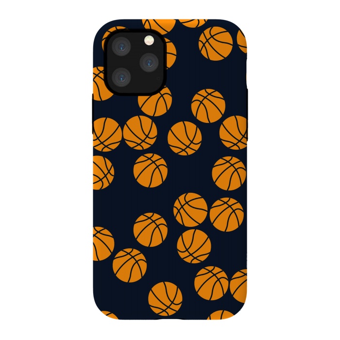 iPhone 11 Pro StrongFit Cute Basketball Print by Karolina