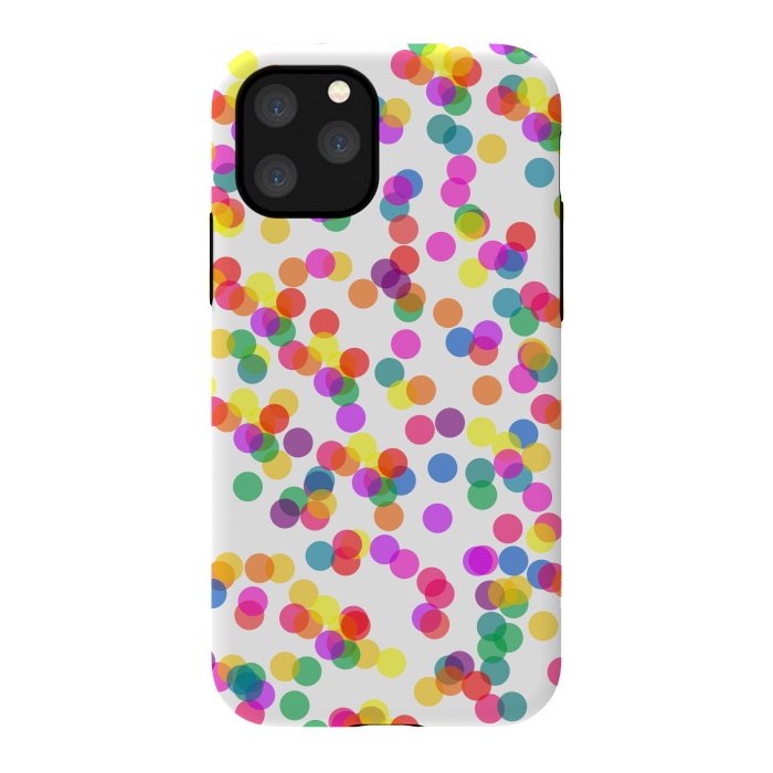 iPhone 11 Pro StrongFit Colorful Confetti by Karolina