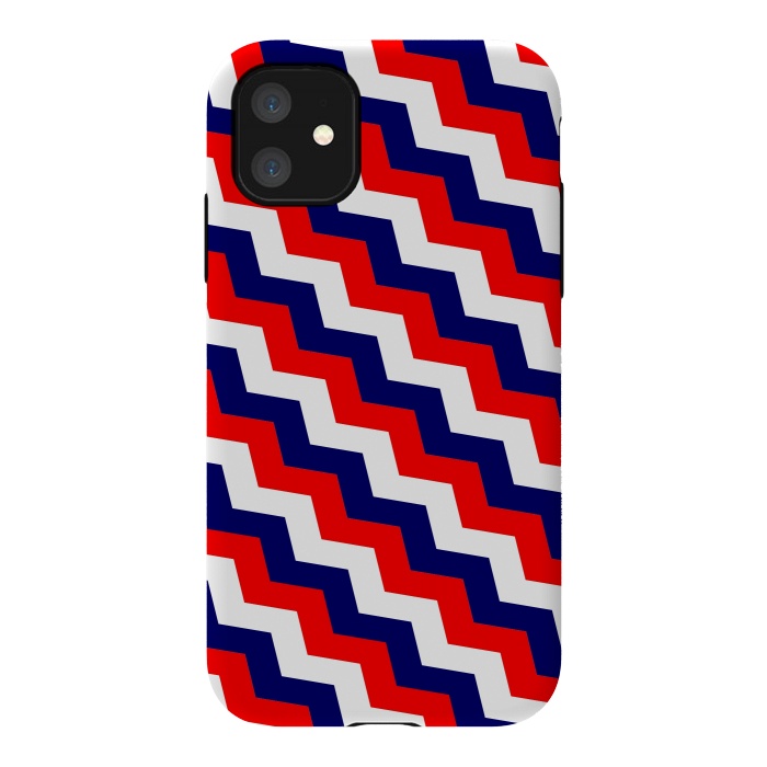 iPhone 11 StrongFit Chevron colorful by Dhruv Narelia