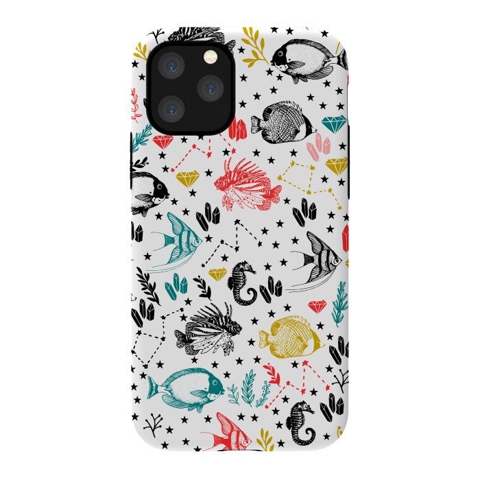 iPhone 11 Pro StrongFit Tropical Fish by Karolina