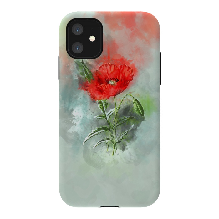 iPhone 11 StrongFit Red Poppy by Creativeaxle