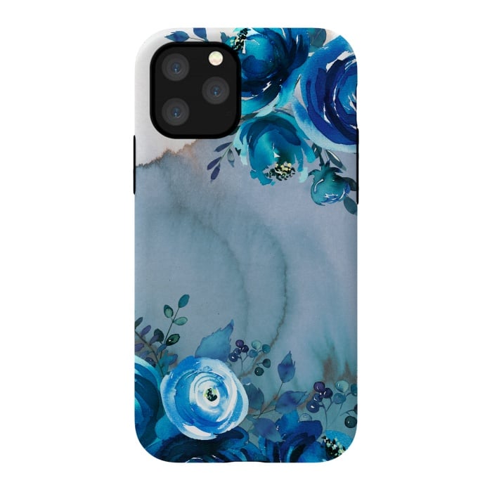 iPhone 11 Pro StrongFit Blue Floral Spring Garden by  Utart