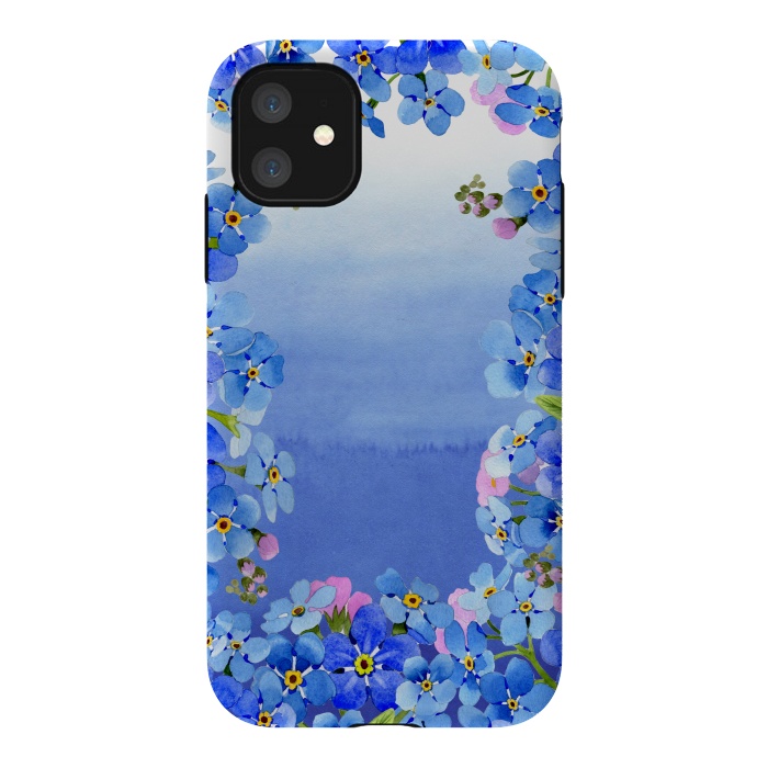 iPhone 11 StrongFit Forget me not - Floral Spring Dream by  Utart