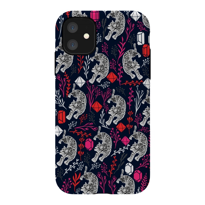 iPhone 11 StrongFit Snow Leopard by Karolina