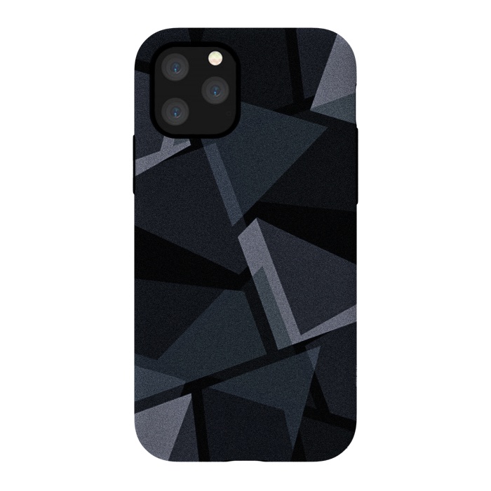 iPhone 11 Pro StrongFit Black geometric by Jms