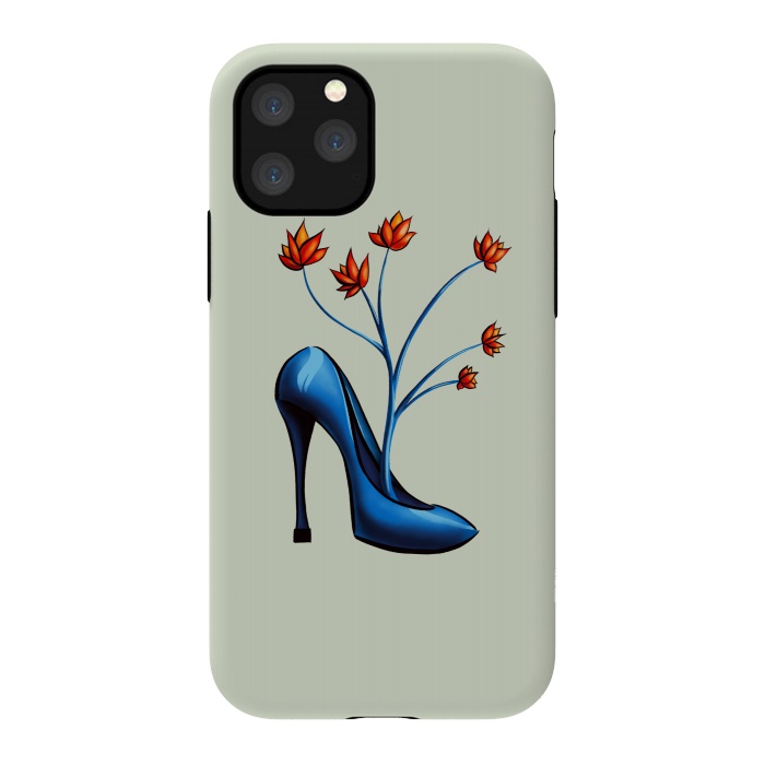 iPhone 11 Pro StrongFit High Heel Shoe And Flower Bouquet Art by Boriana Giormova