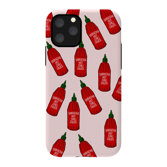 iPhone 11 Pro StrongFit Hot Sauce Bottles by Karolina
