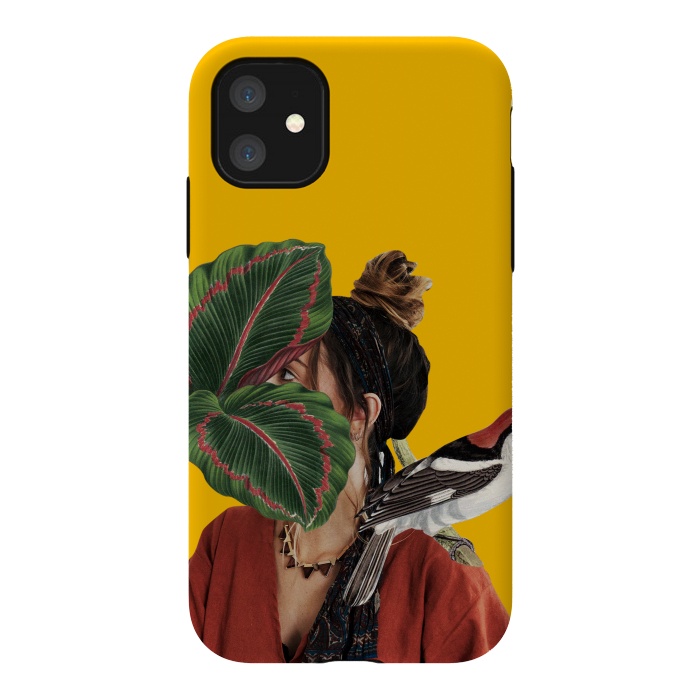 iPhone 11 StrongFit Girl with the bird by MARCOS COELHO