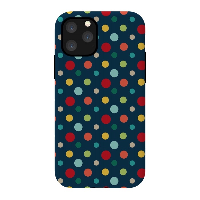 iPhone 11 Pro StrongFit Summer Dots by Majoih