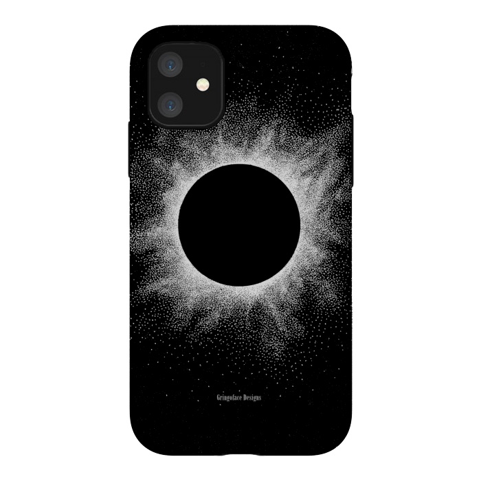 iPhone 11 StrongFit Eclipse - Dotwork by Gringoface Designs