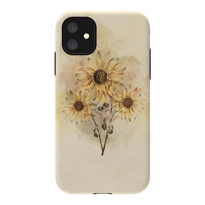 iPhone 11 StrongFit Sunflower Bouquet by Creativeaxle