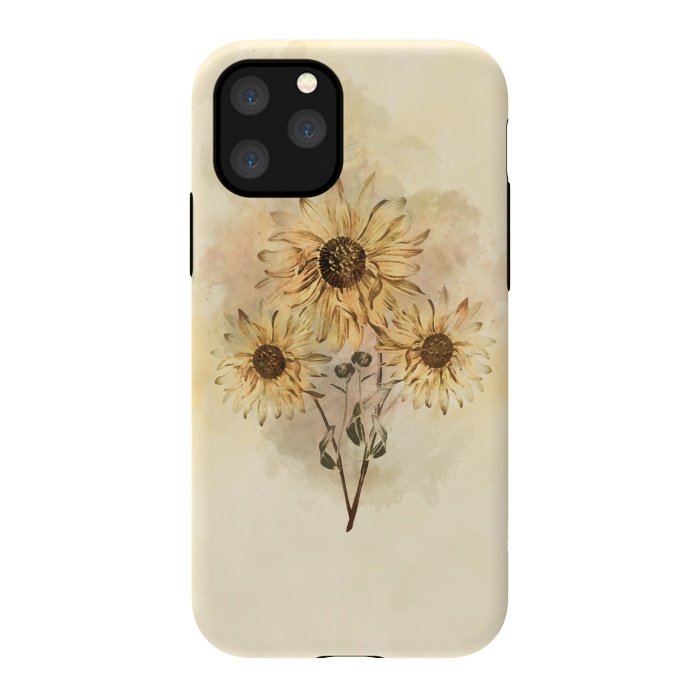iPhone 11 Pro StrongFit Sunflower Bouquet by Creativeaxle