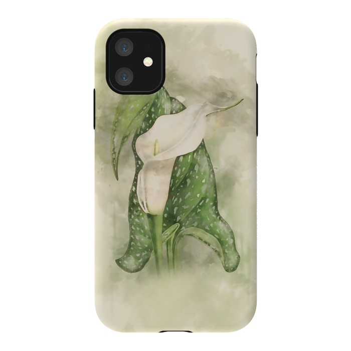 iPhone 11 StrongFit Vintage Calla by Creativeaxle
