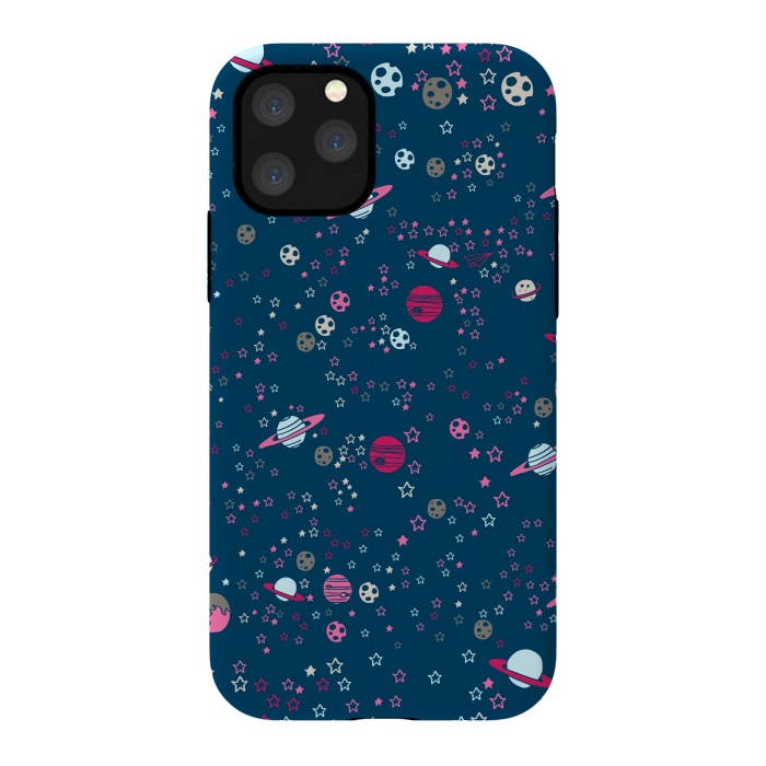 iPhone 11 Pro StrongFit Planets and Stars by Karolina