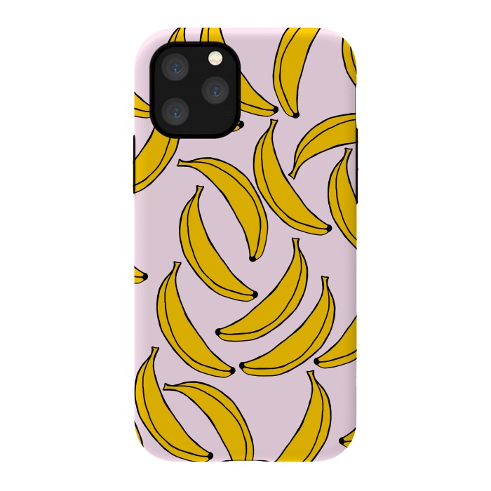 iPhone 11 Pro StrongFit Cute Bananas by Karolina
