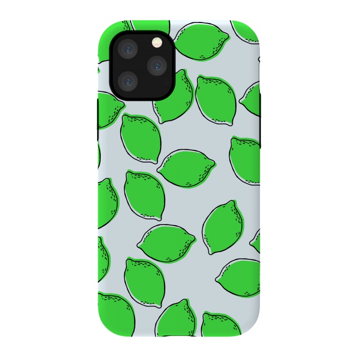 iPhone 11 Pro StrongFit Cute Lime by Karolina