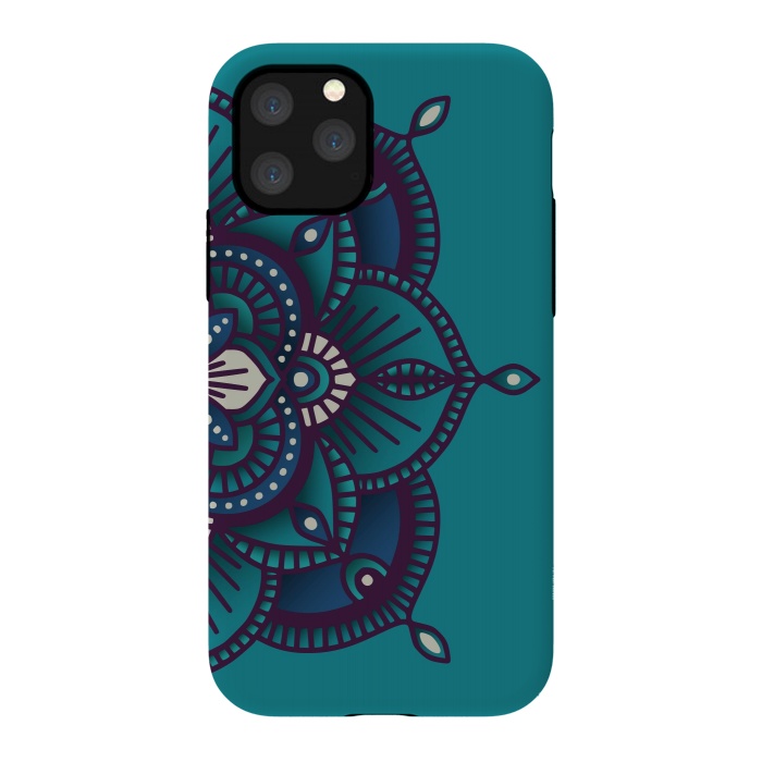 iPhone 11 Pro StrongFit Colorful Mandala Pattern Design 24 by Jelena Obradovic