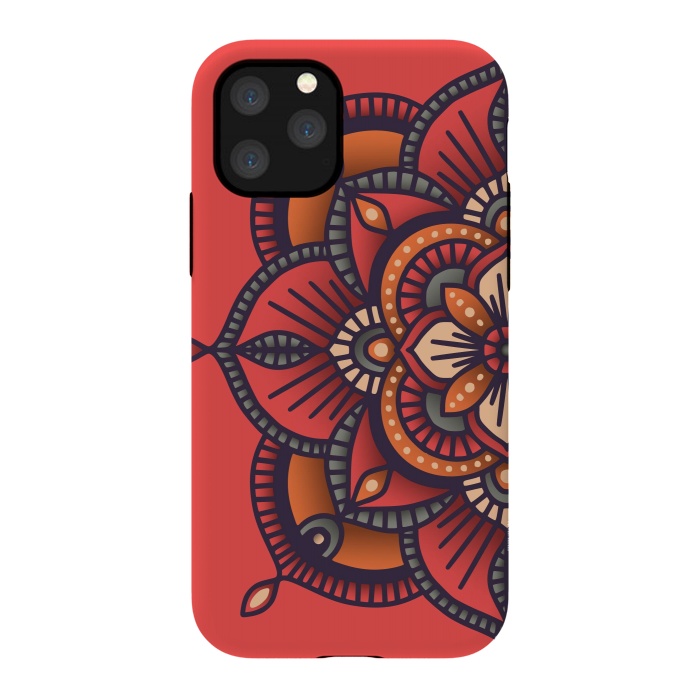 iPhone 11 Pro StrongFit Colorful Mandala Pattern Design 25 by Jelena Obradovic