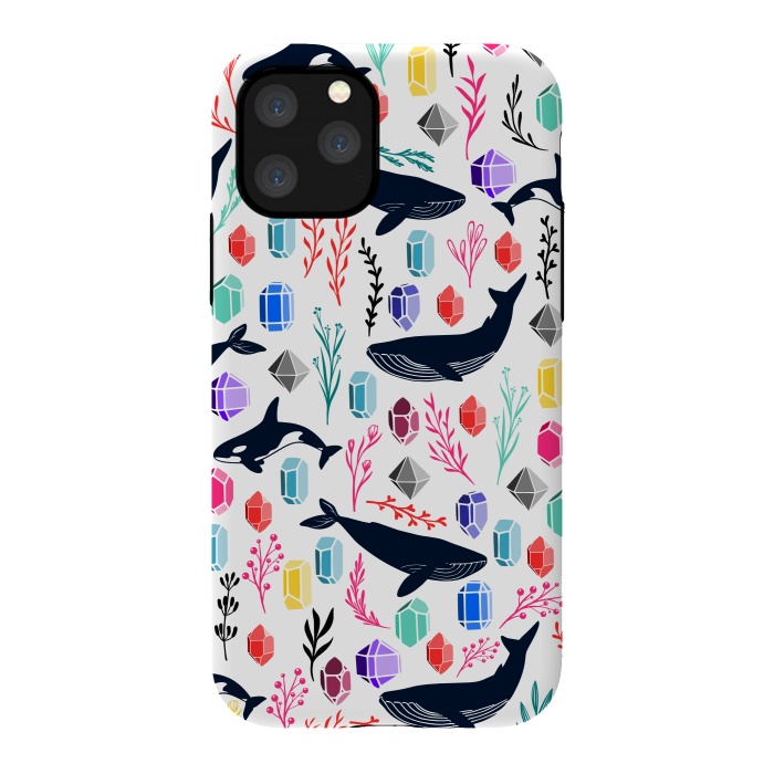 iPhone 11 Pro StrongFit Cute Whale by Karolina