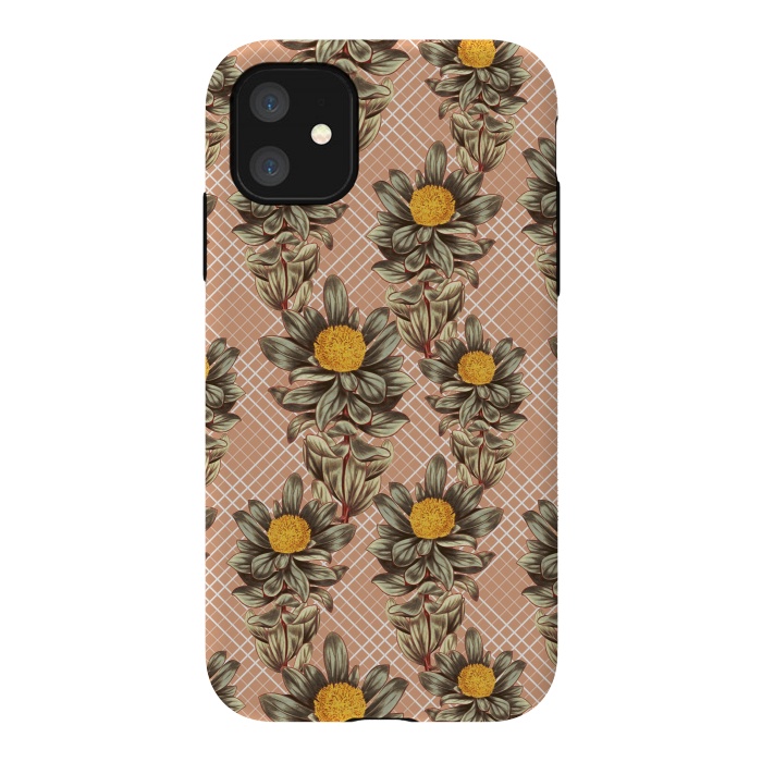 iPhone 11 StrongFit Native Vintage Floral by Zala Farah