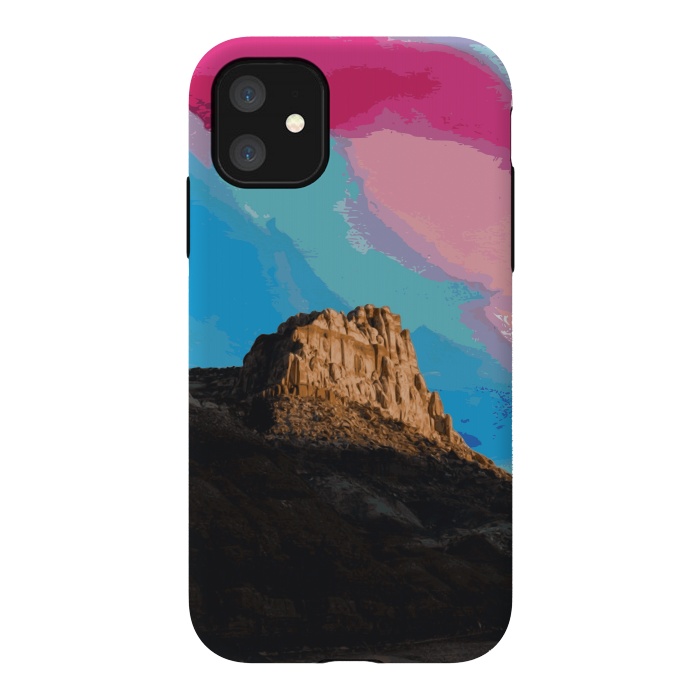 iPhone 11 StrongFit Rainbow Mountain by Zala Farah