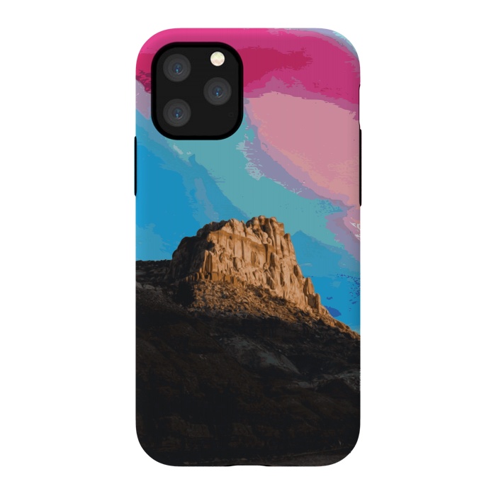 iPhone 11 Pro StrongFit Rainbow Mountain by Zala Farah
