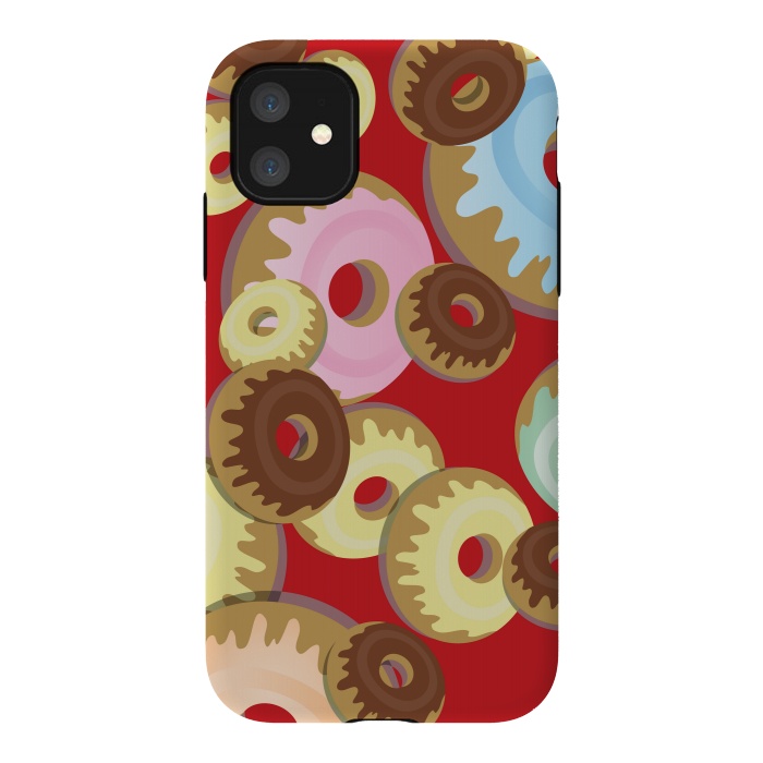 iPhone 11 StrongFit donuts love  by MALLIKA