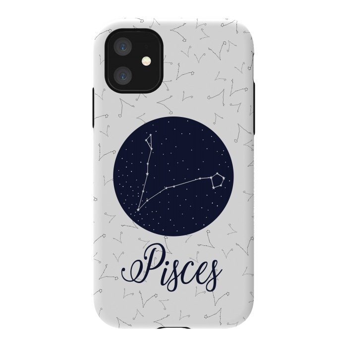 iPhone 11 StrongFit Pisces Constellation by Mandy Porto