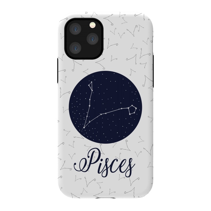 iPhone 11 Pro StrongFit Pisces Constellation by Mandy Porto