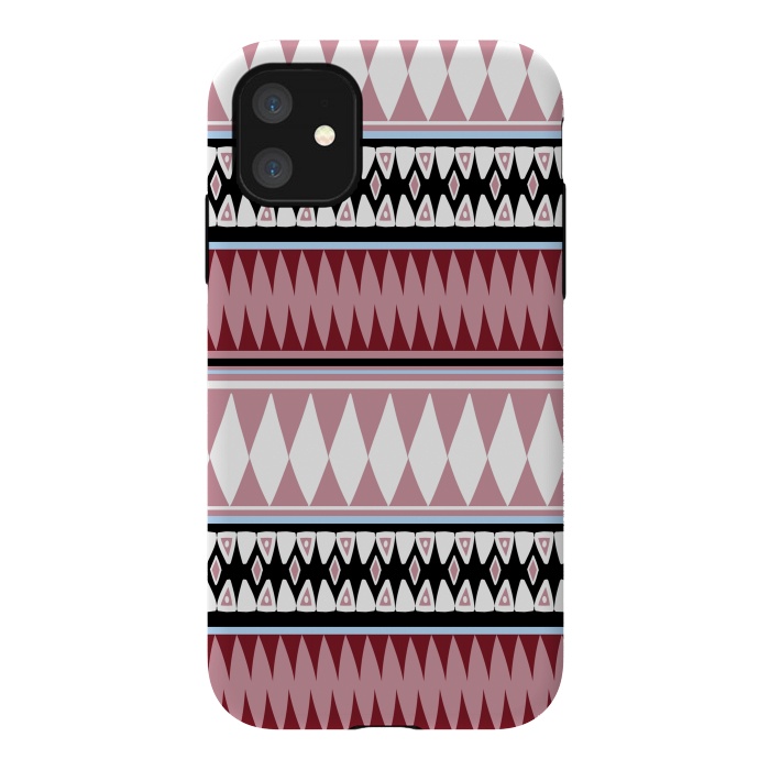 iPhone 11 StrongFit Bohemian Style R&W by Joanna Vog