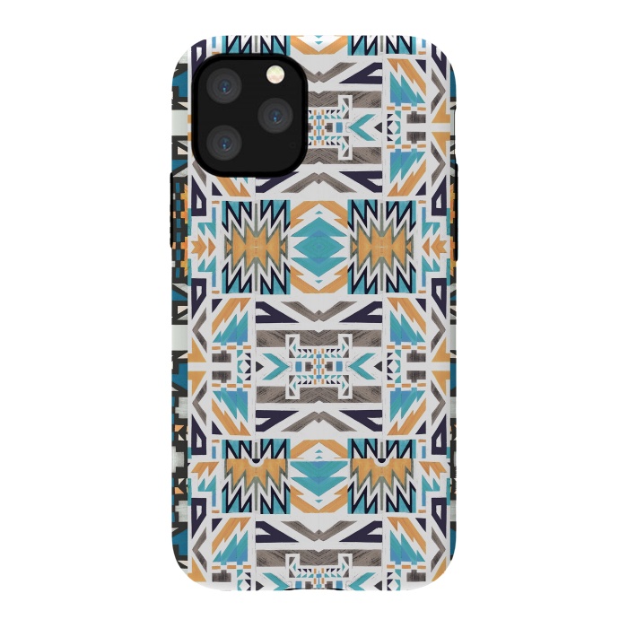 iPhone 11 Pro StrongFit Colorful geo tribal pattern by Oana 
