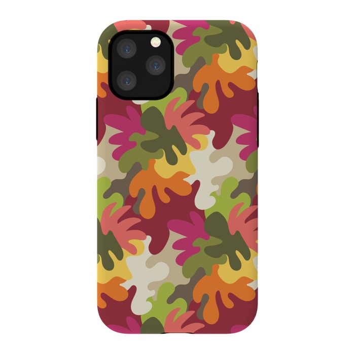 iPhone 11 Pro StrongFit Spring Camouflage by Majoih