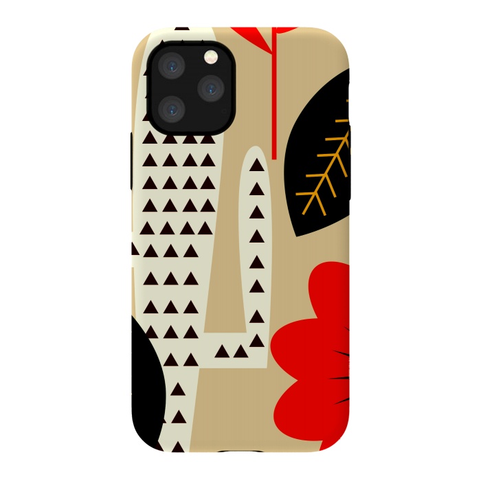 iPhone 11 Pro StrongFit Modern floral cactus by CocoDes