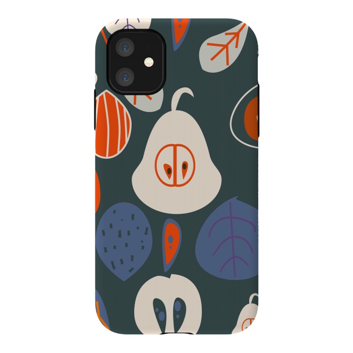 iPhone 11 StrongFit Modern fruits by CocoDes